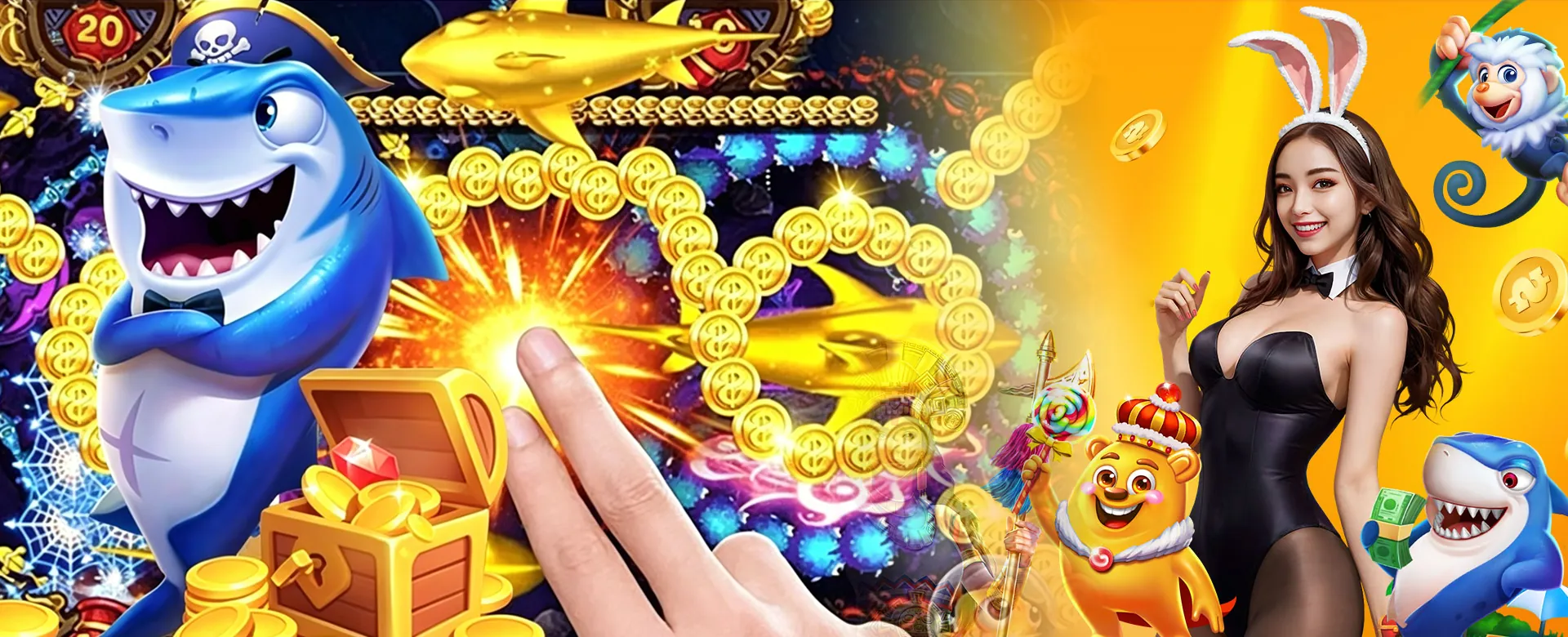 90jili FAQ section hero image with customer support and online gaming elements